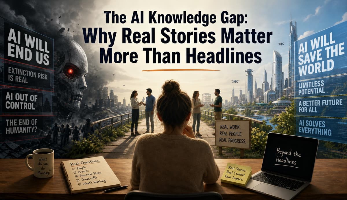 The AI Knowledge Gap: Why Real Stories Matter More Than Headlines